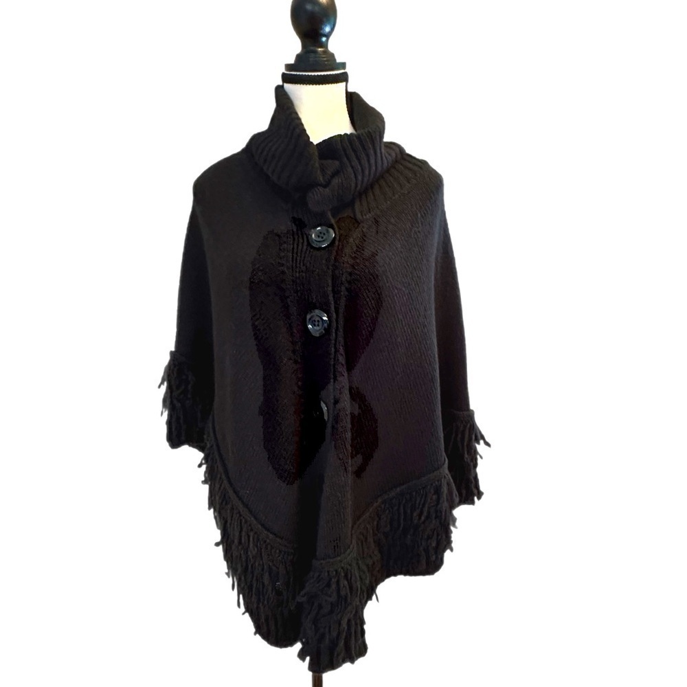 Women’s Poncho Sweater Jacket - Size M - NWT - Picture 3 of 6